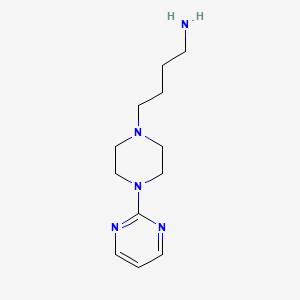 molecular formula C12H21N5 B1355007 4-[4-(嘧啶-2-基)哌嗪-1-基]丁-1-胺 CAS No. 33386-20-8