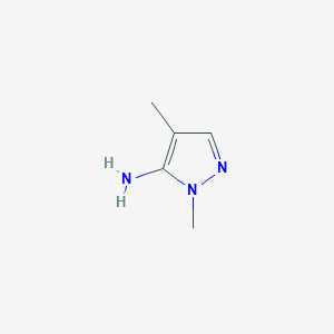 molecular formula C5H9N3 B1355012 1,4-Dimethyl-1H-pyrazol-5-amine CAS No. 3524-49-0