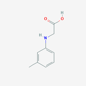 molecular formula C9H11NO2 B1355013 [(3-Methylphenyl)amino]acetic acid CAS No. 21911-67-1