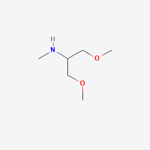 molecular formula C6H15NO2 B13550172 1,3-Dimethoxy-N-methyl-2-propanamine CAS No. 78531-30-3