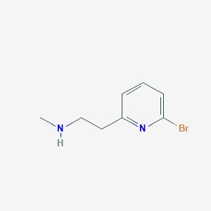 molecular formula C8H11BrN2 B13550188 [2-(6-Bromopyridin-2-yl)ethyl](methyl)amine 