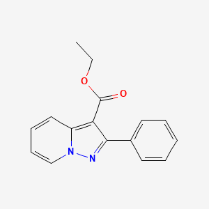 molecular formula C16H14N2O2 B1355023 Ethyl 2-phenylpyrazolo[1,5-A]pyridine-3-carboxylate CAS No. 51065-76-0