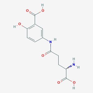molecular formula C12H14N2O6 B1355025 L-Glutamic acid gamma-(3-carboxy-4-hydroxyanilide) CAS No. 74929-17-2