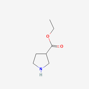 molecular formula C7H13NO2 B1355033 Ethyl pyrrolidine-3-carboxylate CAS No. 72925-15-6