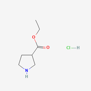 molecular formula C7H14ClNO2 B1355034 Ethyl pyrrolidine-3-carboxylate hydrochloride CAS No. 80028-44-0