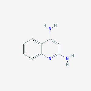 B135504 Quinoline-2,4-diamine CAS No. 146136-78-9