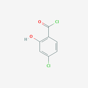 molecular formula C7H4Cl2O2 B1355045 4-Chloro-2-hydroxybenzoyl chloride CAS No. 82944-13-6