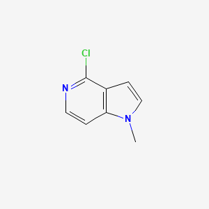 molecular formula C8H7ClN2 B1355046 4-氯-1-甲基-1H-吡咯并[3,2-C]吡啶 CAS No. 27382-01-0