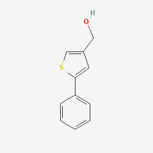 molecular formula C11H10OS B1355055 (5-Phenylthiophen-3-yl)methanol 