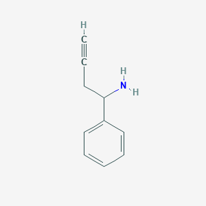 molecular formula C10H11N B1355056 1-Phenylbut-3-yn-1-amine 
