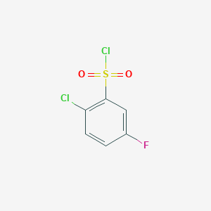 molecular formula C6H3Cl2FO2S B1355057 2-Chloro-5-fluorobenzene-1-sulfonyl chloride CAS No. 82875-86-3