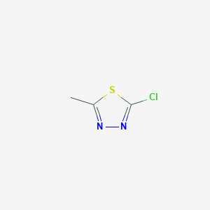 molecular formula C3H3ClN2S B1355064 2-Chloro-5-methyl-1,3,4-thiadiazole CAS No. 53645-94-6
