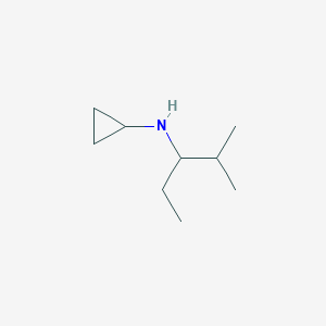 molecular formula C9H19N B13550711 N-(2-methylpentan-3-yl)cyclopropanamine 
