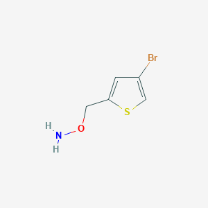 molecular formula C5H6BrNOS B13550825 o-((4-Bromothiophen-2-yl)methyl)hydroxylamine 