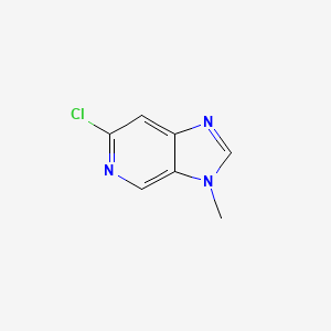 molecular formula C7H6ClN3 B1355090 6-Chloro-3-methyl-3H-imidazo[4,5-c]pyridine CAS No. 7205-45-0