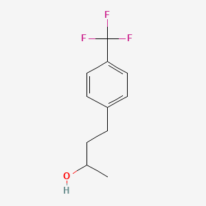 molecular formula C11H13F3O B13550949 4-(4-(Trifluoromethyl)phenyl)butan-2-ol 