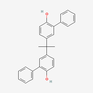 molecular formula C27H24O2 B1355102 2,2-Bis(2-hydroxy-5-biphenylyl)propane CAS No. 24038-68-4