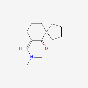 molecular formula C13H21NO B13551055 (7Z)-7-[(dimethylamino)methylidene]spiro[4.5]decan-6-one 