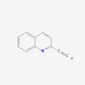 molecular formula C11H7N B1355119 2-Ethynylquinoline CAS No. 40176-78-1