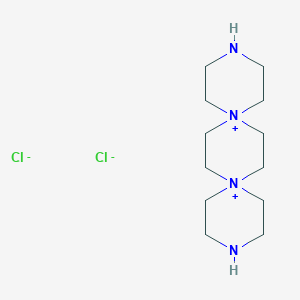 molecular formula C12H26Cl2N4 B1355130 3,12-Diaza-6,9-diazoniadispiro[5.2.5.2]hexadecane dichloride CAS No. 1589-04-4