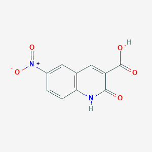 molecular formula C10H6N2O5 B1355132 2-Hydroxy-6-nitroquinoline-3-carboxylic acid CAS No. 85870-49-1