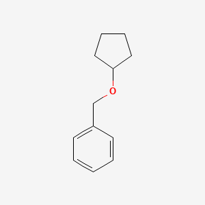 molecular formula C12H16O B1355146 (Cyclopentyloxymethyl)benzene CAS No. 40843-99-0