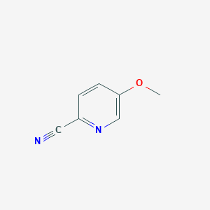 molecular formula C7H6N2O B1355149 5-Methoxypyridine-2-carbonitrile CAS No. 89809-63-2