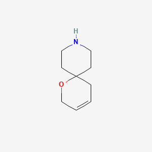 molecular formula C9H15NO B13551494 1-Oxa-9-azaspiro[5.5]undec-3-ene CAS No. 374795-41-2