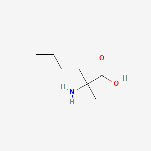molecular formula C7H15NO2 B13551512 2-Amino-2-methylhexanoic acid CAS No. 6322-51-6
