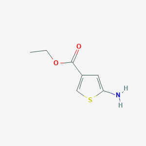 molecular formula C7H9NO2S B13551519 Ethyl 5-aminothiophene-3-carboxylate 