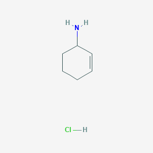 molecular formula C6H12ClN B1355152 Cyclohex-2-en-1-amine hydrochloride CAS No. 22613-33-8