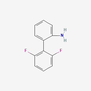 molecular formula C12H9F2N B1355156 2-(2,6-二氟苯基)苯胺 CAS No. 76838-89-6