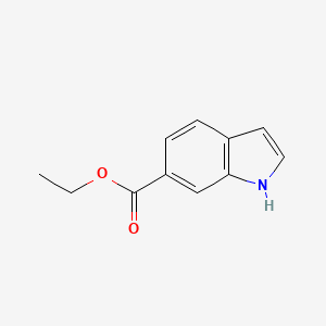 molecular formula C11H11NO2 B1355160 Ethyl 1H-indole-6-carboxylate CAS No. 50820-64-9