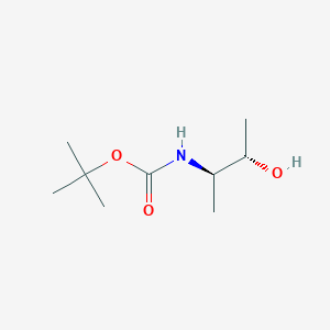 molecular formula C9H19NO3 B13551622 tert-butyl N-[(2R,3S)-3-hydroxybutan-2-yl]carbamate 