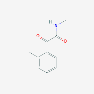 molecular formula C10H11NO2 B1355165 N-methyl-2-(2-methylphenyl)-2-oxoacetamide CAS No. 149922-95-2