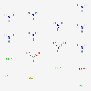molecular formula C2H26Cl3N8O5Ru2-7 B135517 Obftar CAS No. 133399-54-9