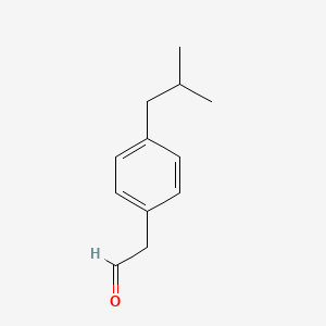 molecular formula C12H16O B13551789 Benzeneacetaldehyde, 4-(2-methylpropyl)- CAS No. 40150-97-8