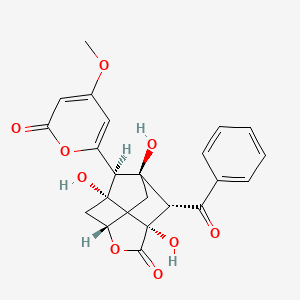 molecular formula C22H20O9 B1355181 脱氧肠球菌素 CAS No. 108605-51-2
