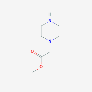 molecular formula C7H14N2O2 B1355193 Methyl 2-(piperazin-1-yl)acetate CAS No. 82516-17-4