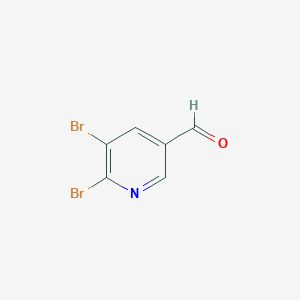 molecular formula C6H3Br2NO B13551995 2,3-Dibromo-5-pyridinecarboxaldehyde CAS No. 1092349-81-9