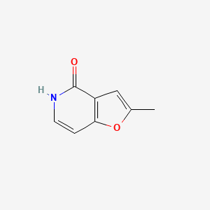 molecular formula C8H7NO2 B1355201 2-甲基呋喃并[3,2-c]吡啶-4(5H)-酮 CAS No. 26956-44-5