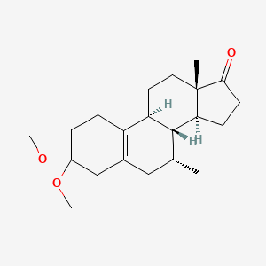 B1355203 7a-Methyl-3,3-Dimethoxy-5(10)-Estrene-17-One CAS No. 88247-84-1