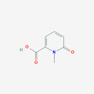 molecular formula C7H7NO3 B1355213 1-Methyl-6-oxo-1,6-dihydropyridine-2-carboxylic acid CAS No. 59864-31-2