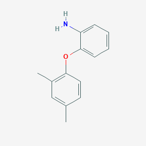 molecular formula C14H15NO B1355215 2-(2,4-Dimethylphenoxy)aniline CAS No. 60287-72-1