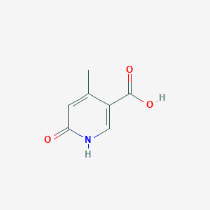 molecular formula C7H7NO3 B1355217 4-Methyl-6-oxo-1,6-dihydropyridine-3-carboxylic acid CAS No. 66909-28-2