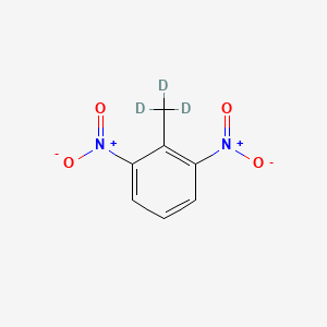 molecular formula C7H6N2O4 B1355221 2,6-Dinitrotoluene-alpha,alpha,alpha-d3 CAS No. 93951-90-7