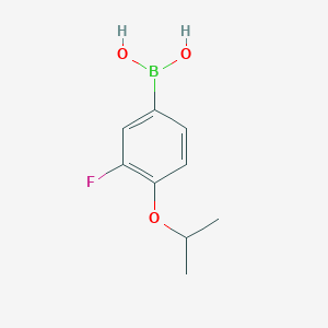 molecular formula C9H12BFO3 B1355223 3-氟-4-异丙氧基苯硼酸 CAS No. 480438-54-8