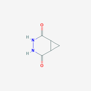 molecular formula C5H6N2O2 B135523 3,4-Diazabicyclo[4.1.0]heptane-2,5-dione CAS No. 154186-56-8