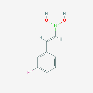 molecular formula C8H8BFO2 B1355230 trans-2-(3-Fluorophenyl)vinylboronic acid CAS No. 849062-22-2