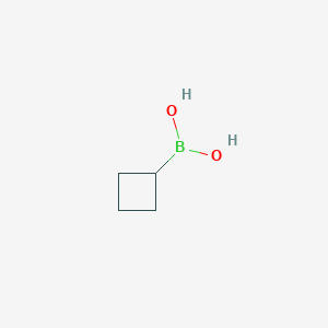 molecular formula C4H9BO2 B1355232 Cyclobutylboronic acid CAS No. 849052-26-2